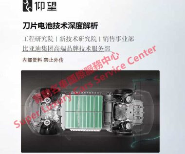 BYD Yangwang Auto Blade Battery Technician Engineer Training Materials